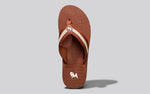 Cozy Flips Flip Flops in Brown-Beige for 