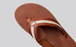 Cozy Flips Flip Flops in Brown-Beige for 