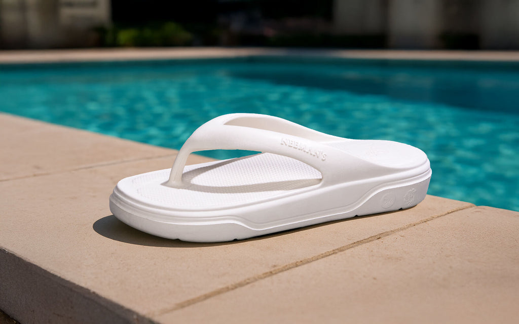 Cushers Flips For Men : Ivory White