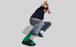 Cushers Slides For Men in Black for Outdoor Use