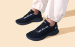 The CloudKnit Sneakers in Black for Casual Wear