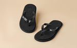 Classic Slippers Flip Flops in Coal Black for Daily Use