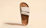 Cork Slides in Tan-White for Outdoor Use