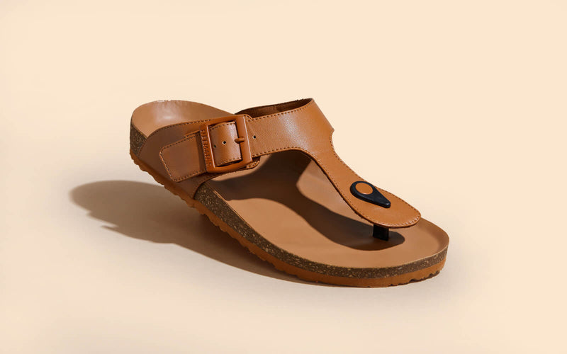 Buy Zee Slingback Cork Sandals Women Brown Paaduks