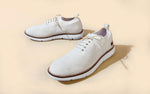 Dress Sneakers in White for Formal Wear