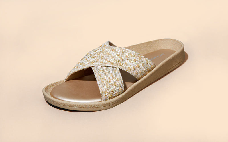Women Comfort Criss Cross Zip Back Flat Sandals, Elegant White Ankle Strap  Sandals | SHEIN USA