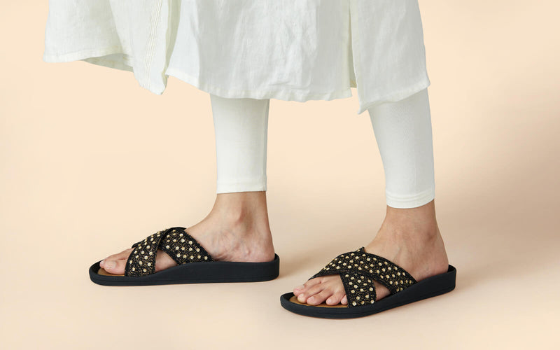 Sandals with crosses on them store