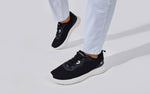 Elevated Basics Sneakers in Black for Casual Wear