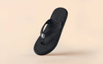 Eco Flips Flip Flops in Coal Black for Daily Use