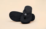 Eco Flips Flip Flops in Coal Black for Daily Use