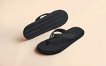 Eco Flips Flip Flops in Coal Black for Daily Use