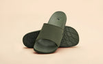 Eco Slides in Olive Green for Daily Use