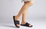 Eco Slides in Coal Black for Daily Use