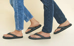 Fluffy flips Flip Flops in Pebble Grey for Extra-Soft Comfort