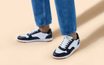 The Hipsters Sneakers in Black-White for Retro Style