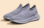 Knit Trainers For Men Slip On in Grey for Sports Wear