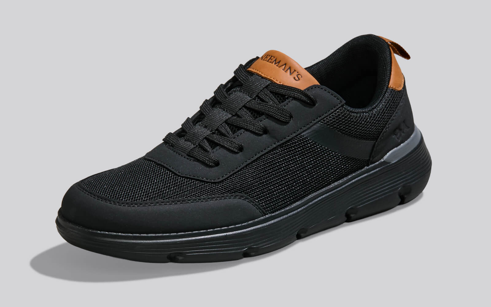 Melange Dress Sneakers : Black Melange Dress Sneakers : Black