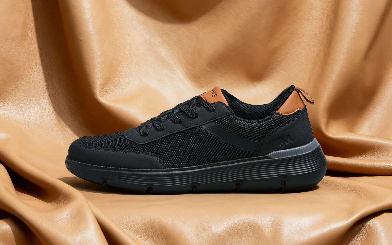 Buy Melange Dress Sneakers Black for Melange Textured Formal