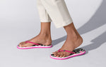 Printed Flip Flops in Black for Trending Style