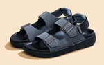PureWhoosh Duo Glides Sandals in Grey for Daily Use
