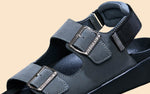 PureWhoosh Duo Glides Sandals in Grey for Daily Use