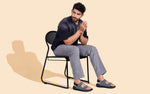 PureWhoosh Duo Glides Sandals in Grey for Daily Use
