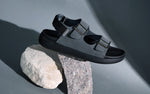 PureWhoosh Duo Glides Sandals in Grey for Daily Use