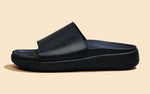 Purewhoosh Slides Sandals in Black for Daily Use