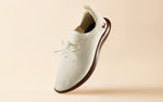 ReLive Knit Sneakers in Tusk Ivory / Brown Sole for Signature Style