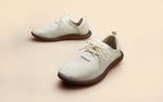 ReLive Knit Sneakers in Tusk Ivory / Brown Sole for Signature Style