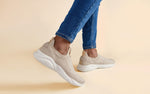 Sole Max Slip Ons in Ultra Beige for Chunky Style