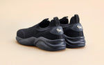 Sole Max Slip Ons in Ultra Black for Chunky Style