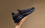 Sole Max Slip Ons in Ultra Black for Chunky Style