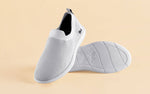 Spotlight Slip Ons in Brilliant White for Casual Wear