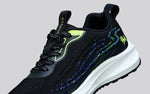 Trendy Casuals Sneakers in Black-Neon Green for Casual Wear