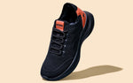 The Knit Strides Sneakers in Black for Casual Wear