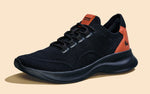 The Knit Strides Sneakers in Black for Casual Wear