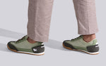 The Urban Ease Sneakers in Olive-Green for Retro Style