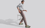 The Urban Ease Sneakers in Olive-Green for Retro Style