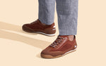 The Urban Knits Sneakers in Tan for Retro Style