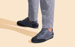 The Urban Knits Sneakers in Grey for Retro Style