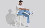 The Urban Riffs Sneakers in White for Casual Wear