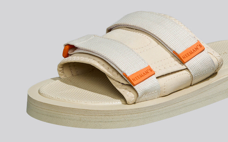 Breezy Fluff Sandals in Beige for Daily Use