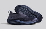 Blend Knit Slip Ons in Black-Grey for Chunky Style