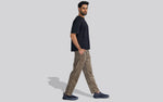 Blend Knit Slip Ons in Black-Grey for Chunky Style