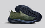 Blend Knit Slip Ons in Olive-Black for Chunky Style
