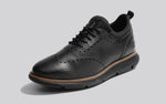 Crossover Brogues Oxfords in Black for Casual Wear