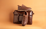 Crossover Brogues Oxfords in Tan for Casual Wear