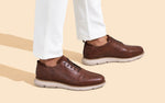 Flexy Brogues Oxfords in Brown for Formal Wear