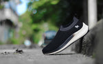 Grip Fit Slip Ons in Black for Sports Wear